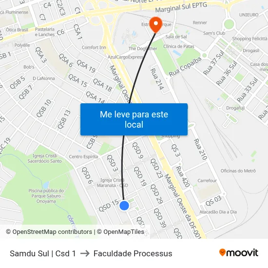 Samdu Sul | Csd 1 to Faculdade Processus map