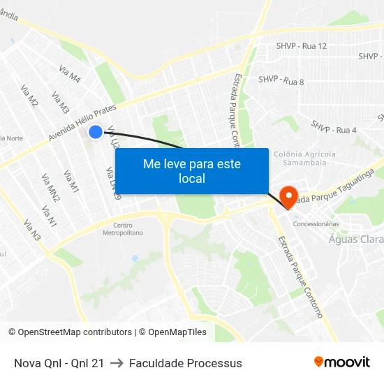 Nova Qnl - Qnl 21 to Faculdade Processus map