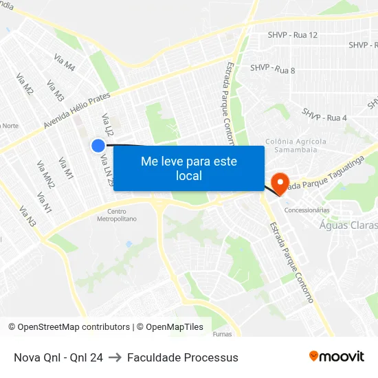Nova Qnl - Qnl 24 to Faculdade Processus map