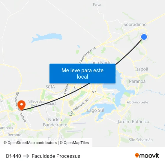 Df-440 to Faculdade Processus map