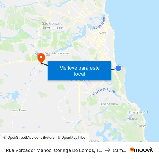Rua Vereador Manoel Coringa De Lemos, 199 | Praça Do Cruzeiro to Campinas map