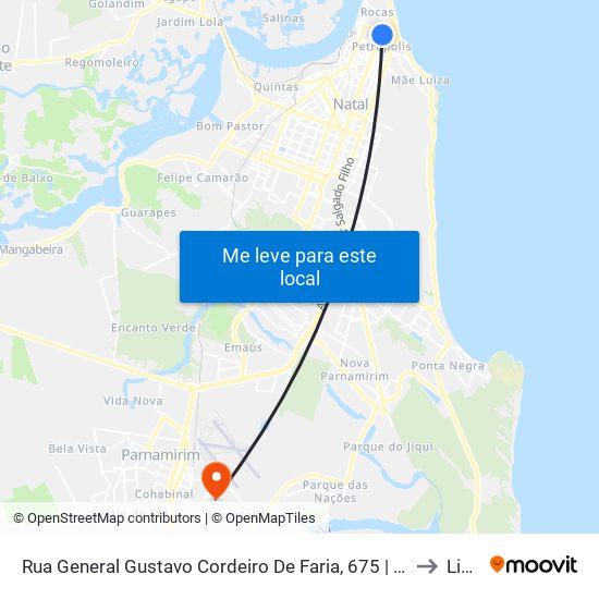 Rua General Gustavo Cordeiro De Faria, 675 Hospital Universitário Onofre Lopes / Maternidade