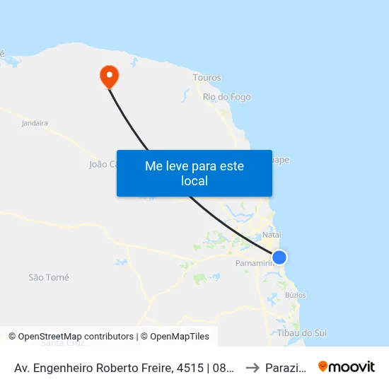 Av. Engenheiro Roberto Freire, 4515 | 084lounge to Parazinho map