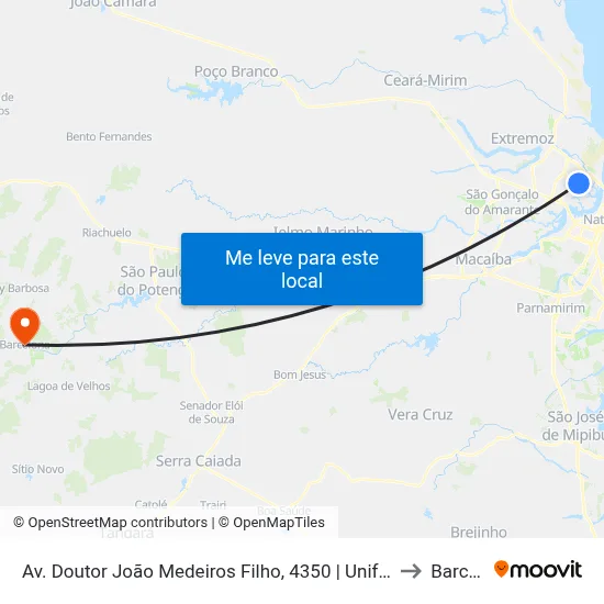 Av. Doutor João Medeiros Filho, 4350 | Unifarma - Drogaria Dia A Dia to Barcelona map