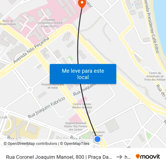 Rua Coronel Joaquim Manoel, 800 | Praça Das Flores to huol map