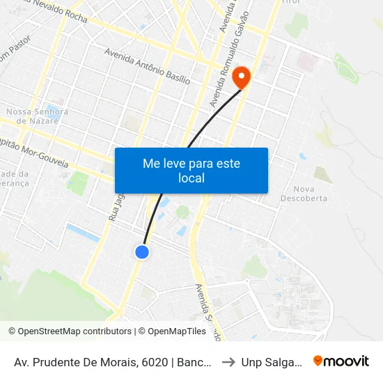 Av. Prudente De Morais, 6020 | Banca Júnior Figurinhas to Unp Salgado Filho map