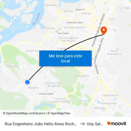 Rua Engenheiro João Hélio Alves Rocha, 76 | Expansivo Colégio E Curso to Unp Salgado Filho map