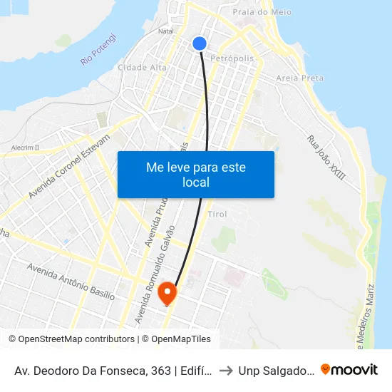 Av. Deodoro Da Fonseca, 363 | Edifício Chácara to Unp Salgado Filho map