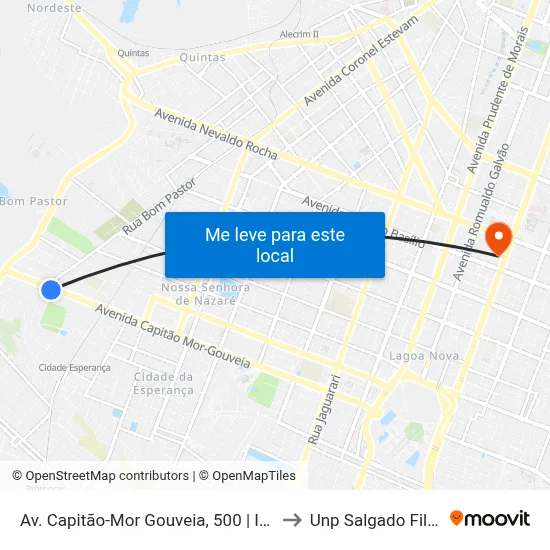 Av. Capitão-Mor Gouveia, 500 | Iern to Unp Salgado Filho map