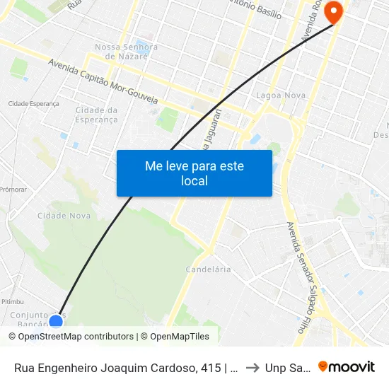 Rua Engenheiro Joaquim Cardoso, 415 | Cmei Maria Dos Martírios Lisboa De Menezes to Unp Salgado Filho map