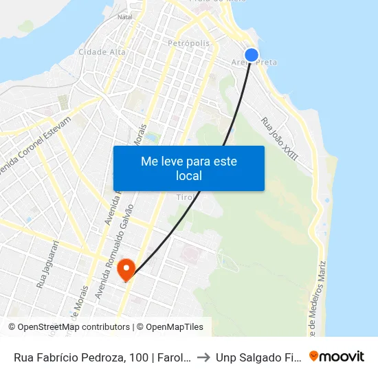 Rua Fabrício Pedroza, 100 | Farol Bar to Unp Salgado Filho map