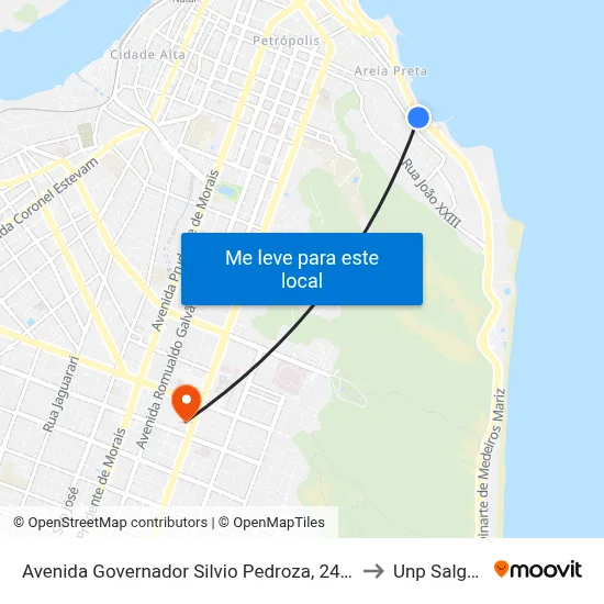 Avenida Governador Silvio Pedroza, 248 | Escadaria De Mãe Luíza to Unp Salgado Filho map