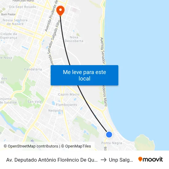 Av. Deputado Antônio Florêncio De Queiroz, 2242 | Gelo E Gela to Unp Salgado Filho map