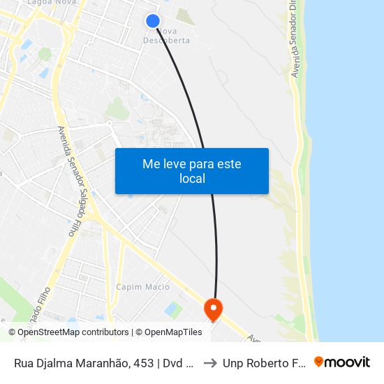 Rua Djalma Maranhão, 453 | Dvd @Vídeo to Unp Roberto Freire map