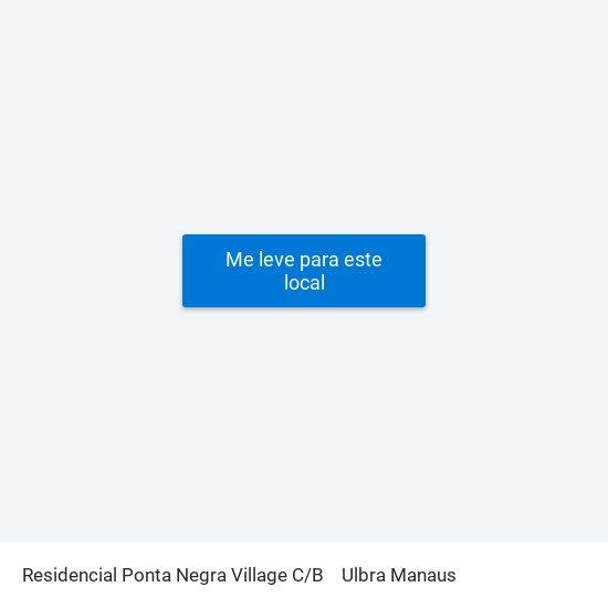 Residencial Ponta Negra Village C/B to Ulbra Manaus map