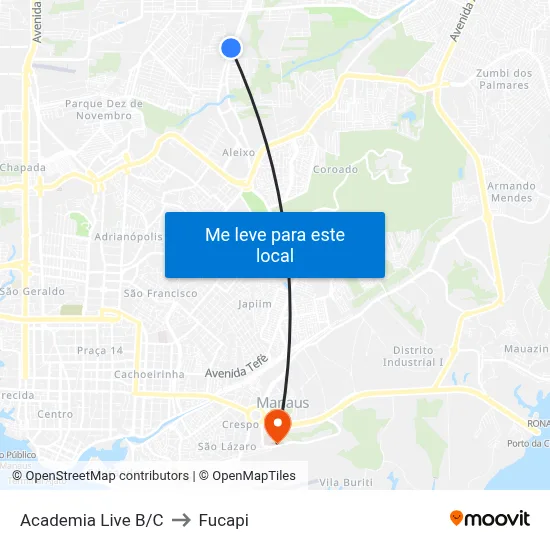 Academia Live B/C to Fucapi map