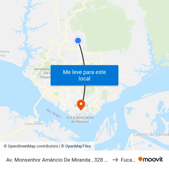 Av. Monsenhor Amâncio De Miranda , 328 B/C to Fucapi map