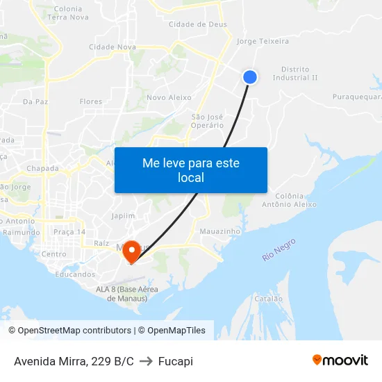 Avenida Mirra, 229 B/C to Fucapi map