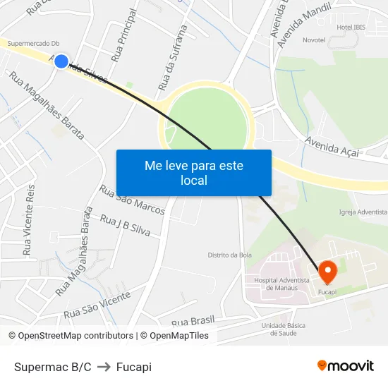 Supermac B/C to Fucapi map