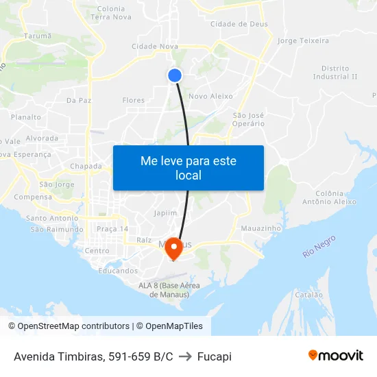 Avenida Timbiras, 591-659 B/C to Fucapi map