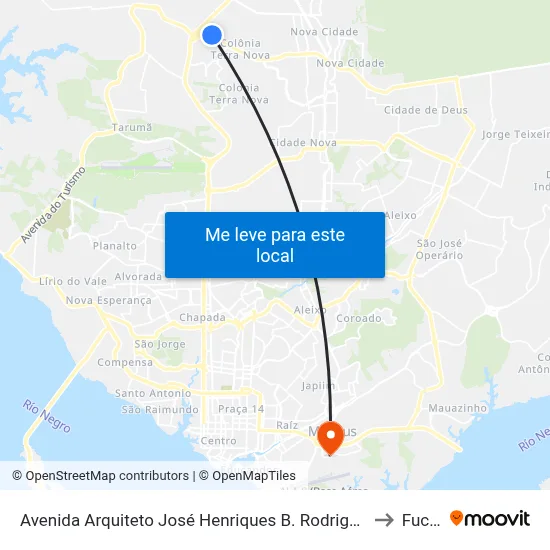 Avenida Arquiteto José Henriques B. Rodrigues, 1003 B/C to Fucapi map