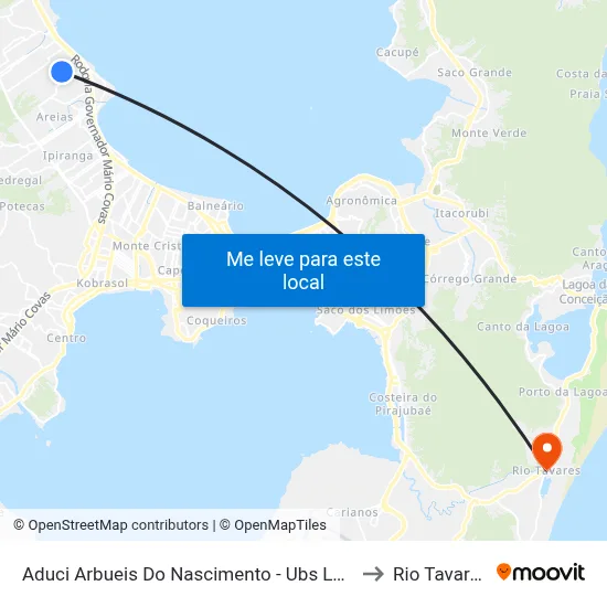 Aduci Arbueis Do Nascimento - Ubs Luar to Rio Tavares map