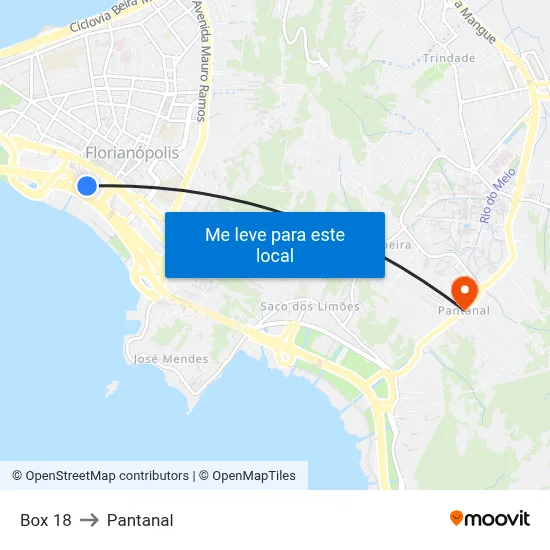 Box 18 to Pantanal map