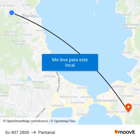 Sc-407 2800 to Pantanal map
