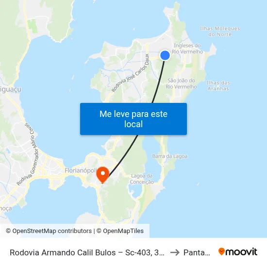 Rodovia Armando Calil Bulos – Sc-403, 3038 to Pantanal map