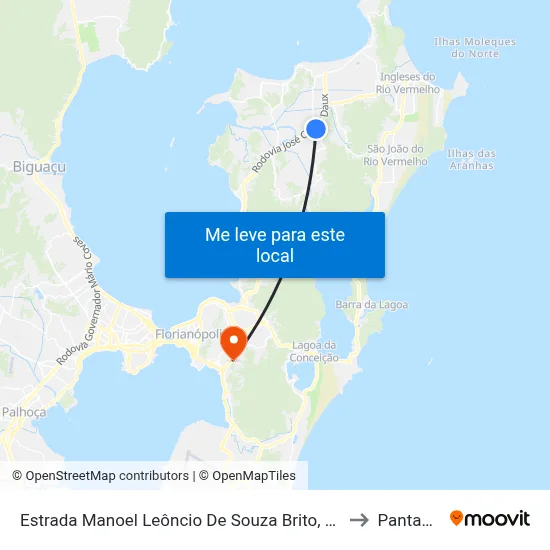 Estrada Manoel Leôncio De Souza Brito, 277 to Pantanal map