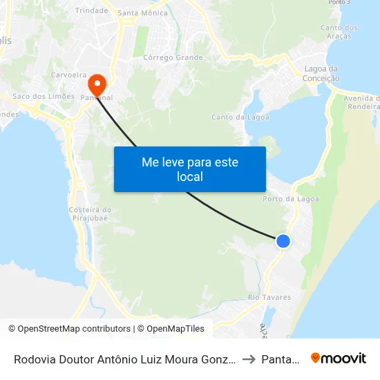 Rodovia Doutor Antônio Luiz Moura Gonzaga to Pantanal map