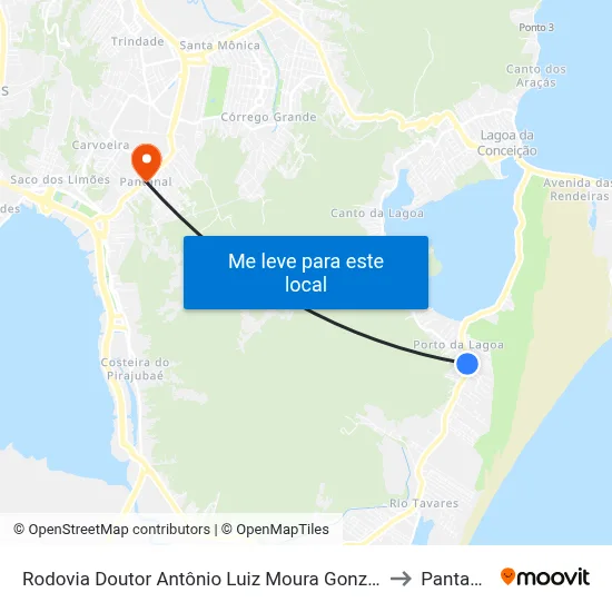 Rodovia Doutor Antônio Luiz Moura Gonzaga to Pantanal map