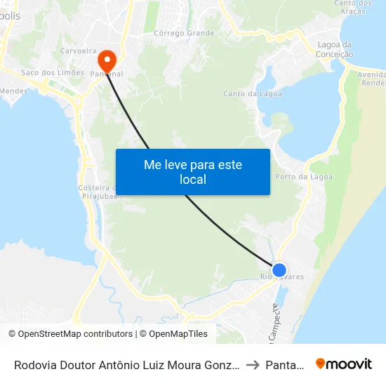 Rodovia Doutor Antônio Luiz Moura Gonzaga to Pantanal map