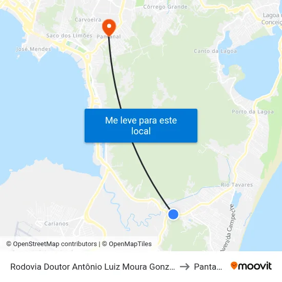 Rodovia Doutor Antônio Luiz Moura Gonzaga to Pantanal map