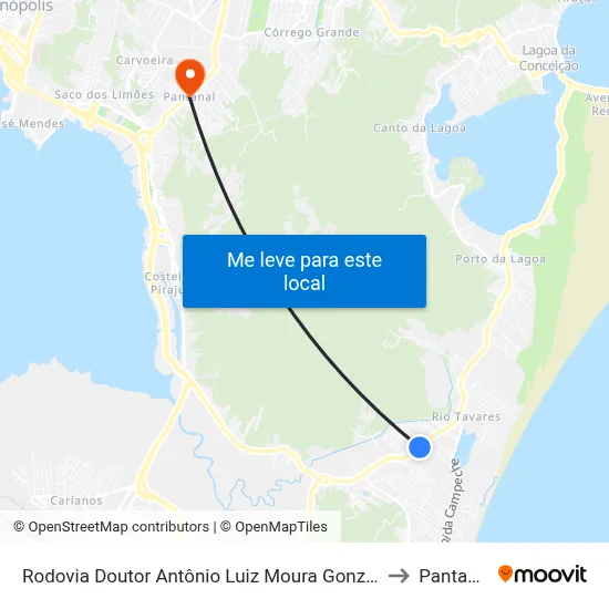 Rodovia Doutor Antônio Luiz Moura Gonzaga to Pantanal map