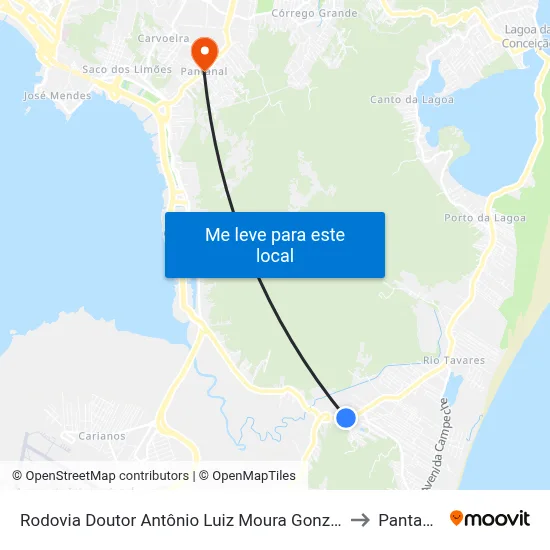 Rodovia Doutor Antônio Luiz Moura Gonzaga to Pantanal map