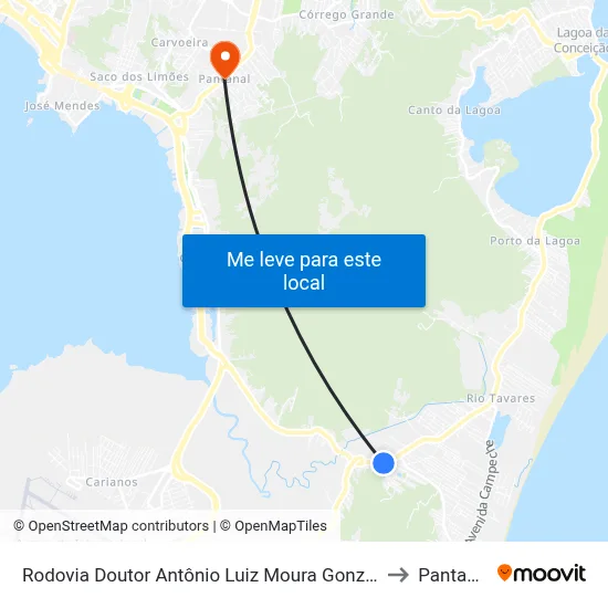 Rodovia Doutor Antônio Luiz Moura Gonzaga to Pantanal map