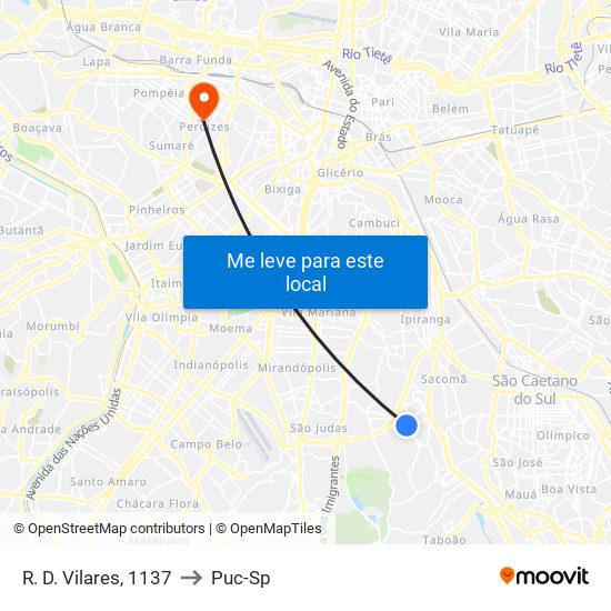 R. D. Vilares, 1137 to Puc-Sp map