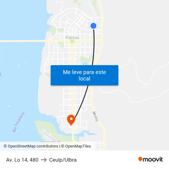 Av. Lo 14, 480 to Ceulp/Ulbra map