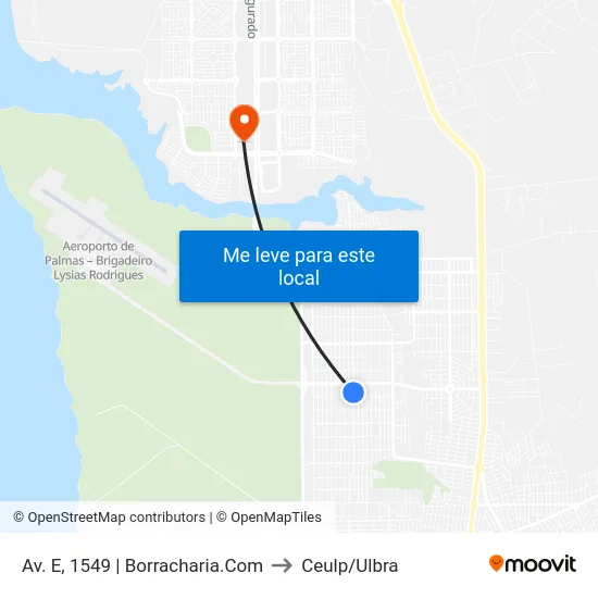 Av. E, 1549 | Borracharia.Com to Ceulp/Ulbra map