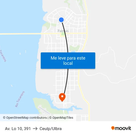 Av. Lo 10, 391 to Ceulp/Ulbra map