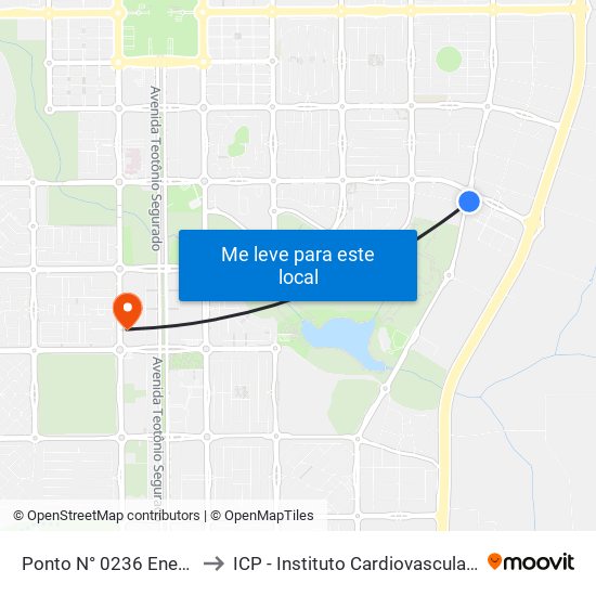 Ponto N° 0236 Energisa/Ifto to ICP - Instituto Cardiovascular de Palmas map