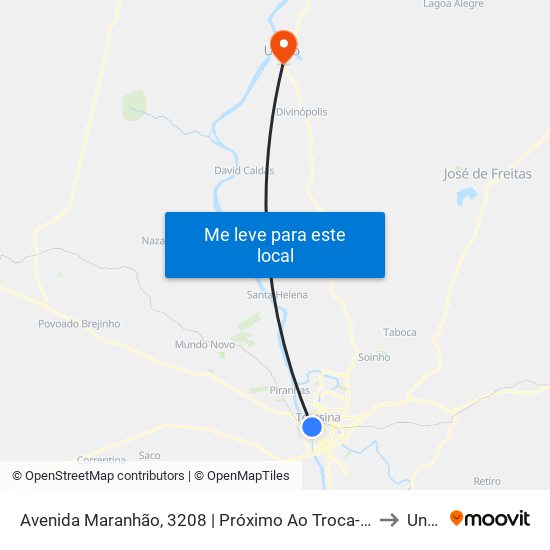 Avenida Maranhão, 3208  | Próximo Ao Troca-Troca/ Setut to União map
