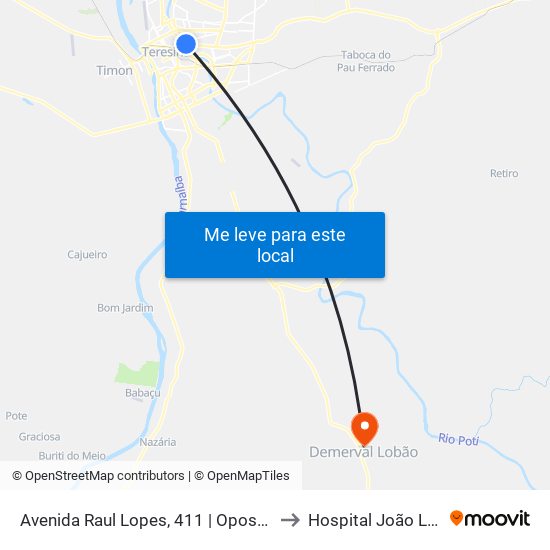 Avenida Raul Lopes, 411 | Oposto Ao Riverside Shopping to Hospital João Luís de Moraes map
