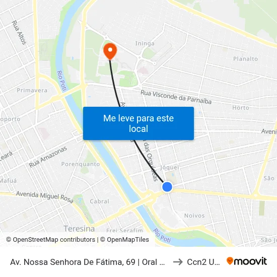 Av. Nossa Senhora De Fátima, 69 | Oral Unic to Ccn2 Ufpi map