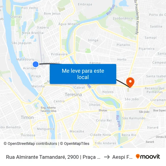 Rua Almirante Tamandaré, 2900 | Praça Do Gari to Aespi Fapi map