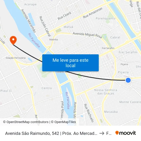 Avenida São Raimundo, 542 | Próx. Ao Mercado Da Piçarra to Farp map