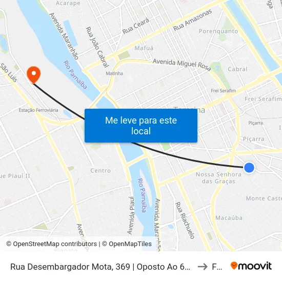 Rua Desembargador Mota, 369 | Oposto Ao 6a Dp / Ssp to Farp map