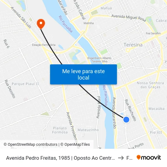 Avenida Pedro Freitas, 1985 | Oposto Ao Centro Administrativo to Farp map