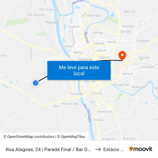 Rua Alagoas, 24 | Parada Final / Bar Do Merola to Estácio Ceut map
